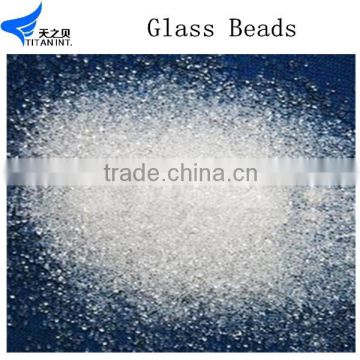 Thermoplastic paint glass beads for blasting