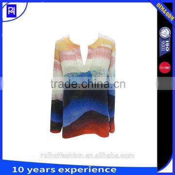 100% Silk Latest Shirt Designs for Women