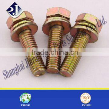 good quality hex bolt zinc plated bolt