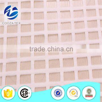 100%polyester brick pattern mesh net fabric