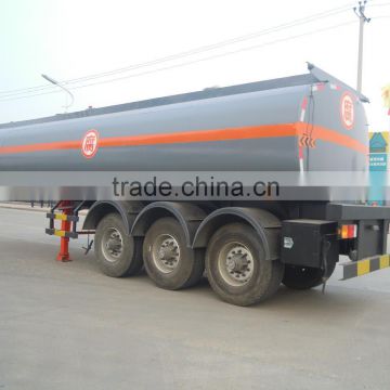 Tri-axles crude oil tank trailer,50000 liters fuel tank semi trailer,fuel tanker trailer