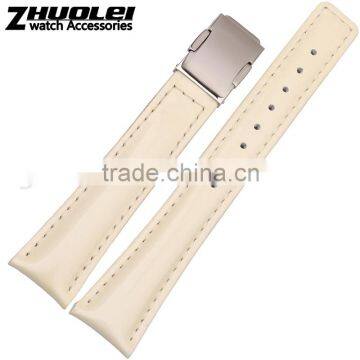 18mm High Quality Genuine Calf Leather Men and Women's Watch Strap With Fashionable Buckle