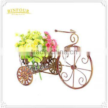 Antique Garden Bike Planter Metal Bicycle Flower Pot