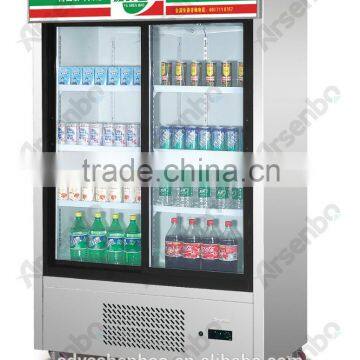 Upright commercial refrigerators/Sliding Door display cooler