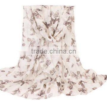 >>SW16739 Fashion New Butterfly Printed Shawl Scarf/# photo-2