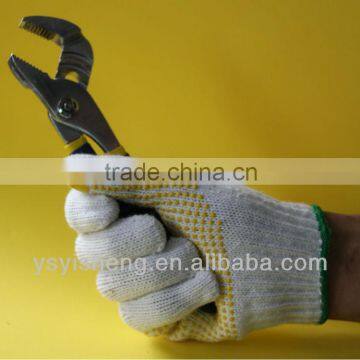 75g 10gauge PVC dotted work glove