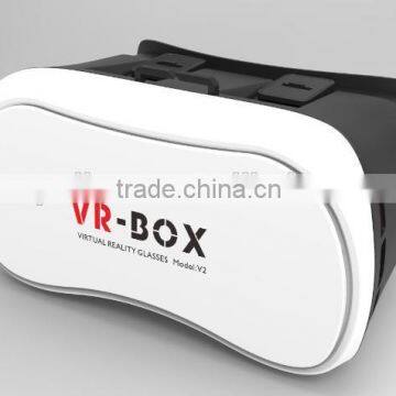 Google Cardboard VR BOX Virtual Reality 3D Glasses Bluetooth Control For Phone