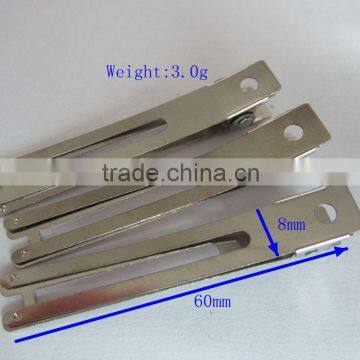 Fashion High Quality 35mm Double Prong Metal Hair Clip photo-3