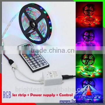 Super Bright CE&ROHS 5050 Addressable 60 Leds 24keys Per meter RGB Waterproof LED Flexible Strip