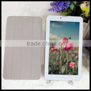 7 Inch Dual Core 3G Calling Tablet PC Android 4.4 MTK6572 with Case covered wifi and Bluetooth