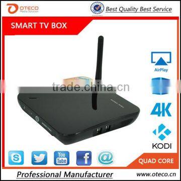 CS968 / TV01 Android TV Box Quad Core Smart TV Receiver Webcam Microphone RK3188 1.6GHz 2G/8G AV USB RJ45 OTG WiFi Mini PC