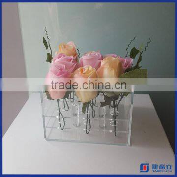 Manufacturer supplier customized acrylic flower display box / high quality acrylic flower display case