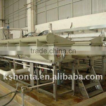 Electrolytic single wire plating machine