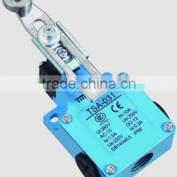 Newest Mini Waterproof Adjustable Roller Arm Limit Switch TSA-031