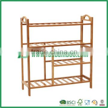 FB6-1008 Eco-friendly Wood Bamboo Shoe Rack