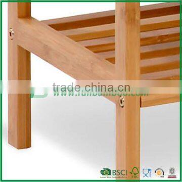 Fuboo simple design 2 tier bamboo shoe rack/ shoe shelf