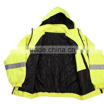 Winter Hi Vis Safety Jacket With Reflector High Quality Winter Jacket