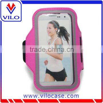 Customized OEM waterproof elastic sport armband for iPhone 6