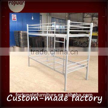 Hebei Bazhou detachable strong wrought iron metal bunk bed