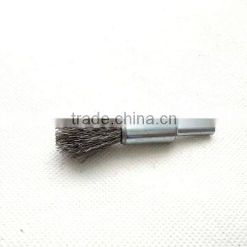 pointed crimped wire end brushes, diameter 16mm