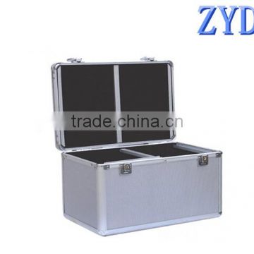 Aluminum frame cd dvd storage box ZYD-CD7315