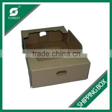 CORRUGATED CARDBOARD SHIPPING BOX FOR FRUIT AND VEGETABLES SHIPPING TRAY WHOLESALE