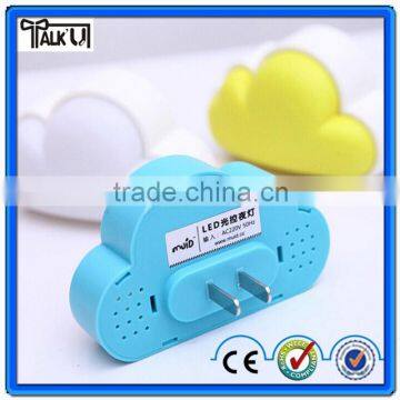 Fancy Rechargeable PP Cloud LED kids night sensor light