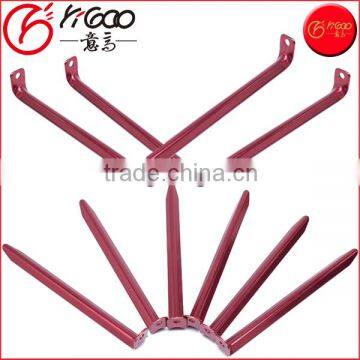 New Ultralight half-round shape Aluminum Tent Stakes Aluminum tent peg