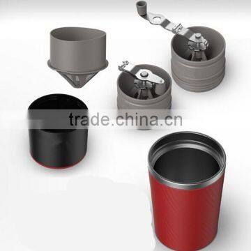 World's First Portable All-in-one Coffee Maker Tumbler Hand Mill Grinder Dripper photo-2