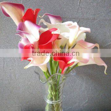 factory for sale pu material artificial calla lilies