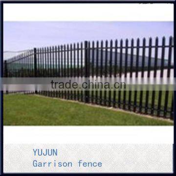 Wholesale 2.1m High Spear Top Wrought Iron Garrison Fence