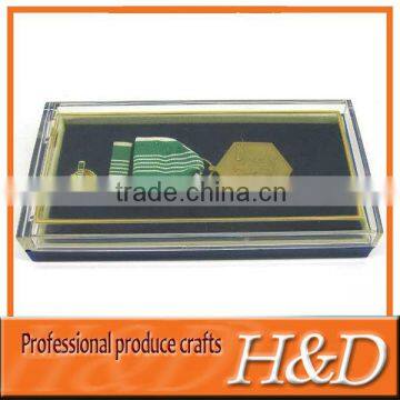 plastic clear case Plastic medal case display cases