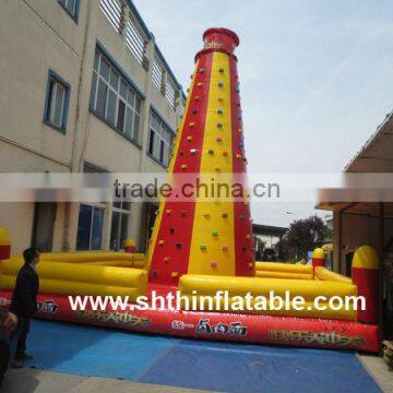 inflatable rock climbing wall