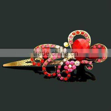 2012 Fashion design metal hair clip,hair claw clip