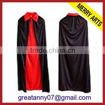 China facotry latex wholesale red&black superhero cape for men