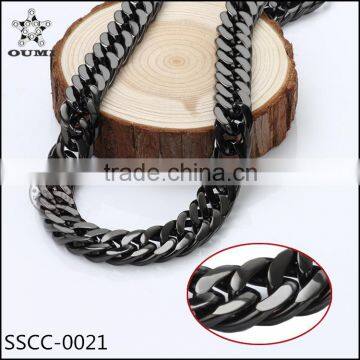 Fashion Metal Chain Stainless Steel Chain Double Curb Chain Necklace Jewelry photo-3