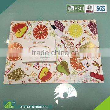 Hot selling eco-friendly OEM factory customized cork backed placemats                        
                                                Quality Choice