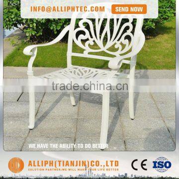 Seven Pieces Dinning Table Set Metallic Furniture Patio Dining Set photo-3