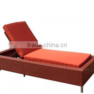 2015 New Adjustable Rattan Sun Loungers for Beach