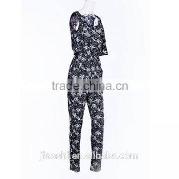 China Manufacturer High Quality Long Pants Plus Size Sexy One Piece Women Jumpsuit for Sale photo-3