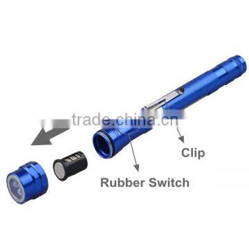 Magnetism 3 Led Telescopic Flashlight photo-4