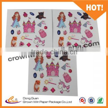 Customized cartoon Paper Sticker