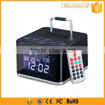 LCD display power bank bluetooth speaker with remote control