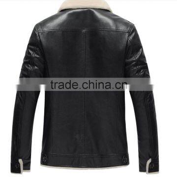 2015 Latest Design Mens PU OEM Jacket photo-2