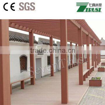 outdoor WPC composite pergola , gazebo