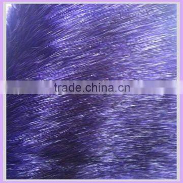 Acrylic 35mm long pile faux fur fabric high density fabric synthetic fabric dye