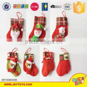 New product promotion toys Christmas red sock toy for kids