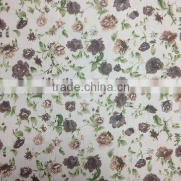 30S Flower Printing Tencel Twill Fabric For High Grade Apparel