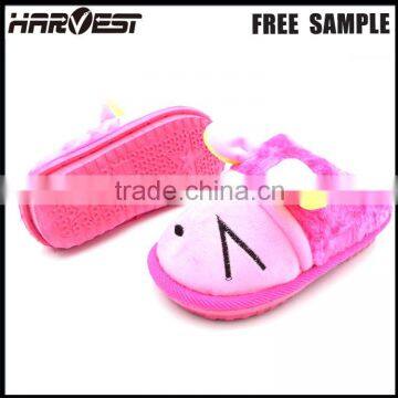 Latest Custom Made Plush Funny Indoor House Slipper , Bulk Kid Home Animal Shape Slipper photo-3