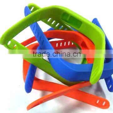 new style watches with different color band /sharp/gift decoration watch band